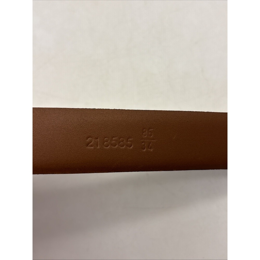 vintage Christian Dior Leather belt 218585 Brown/burgundy Size 34 NWT Mens - Picture 4 of 11